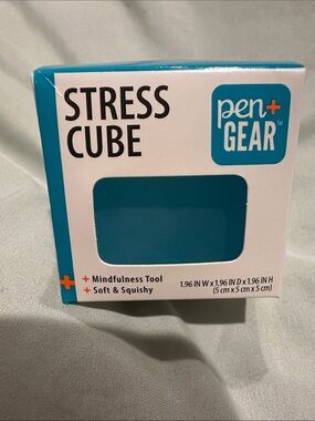 Pen+Gear Stress Cube - Blue
